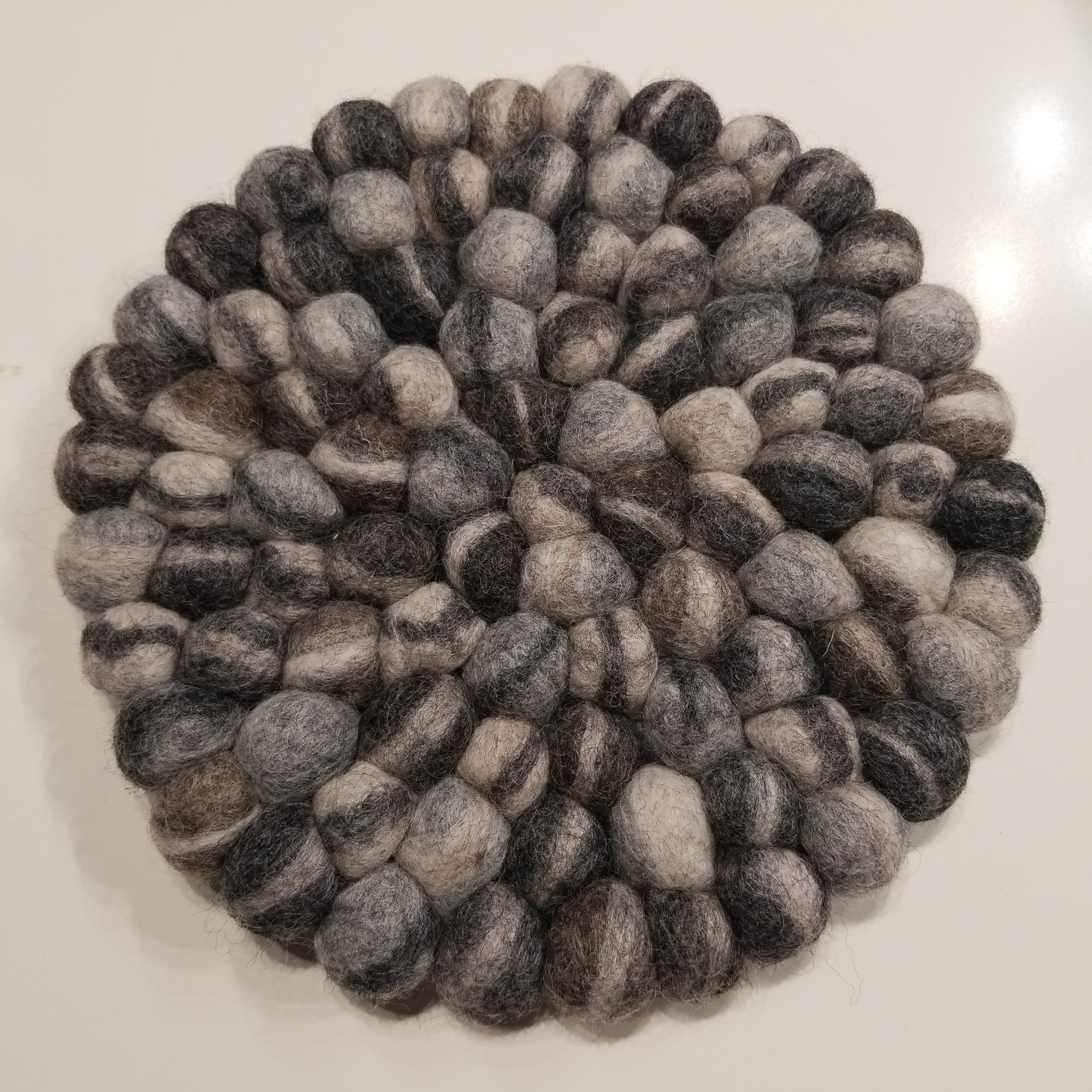 Traditional Felted Wool Trivets - Handmade - Round, Square, Colorful & Neutral!