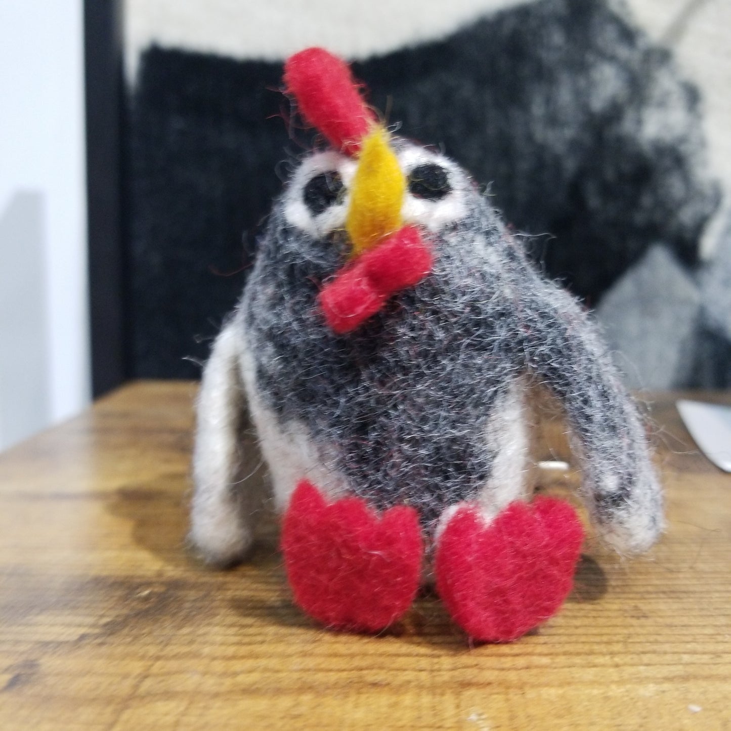 Handmade Felt Chickens