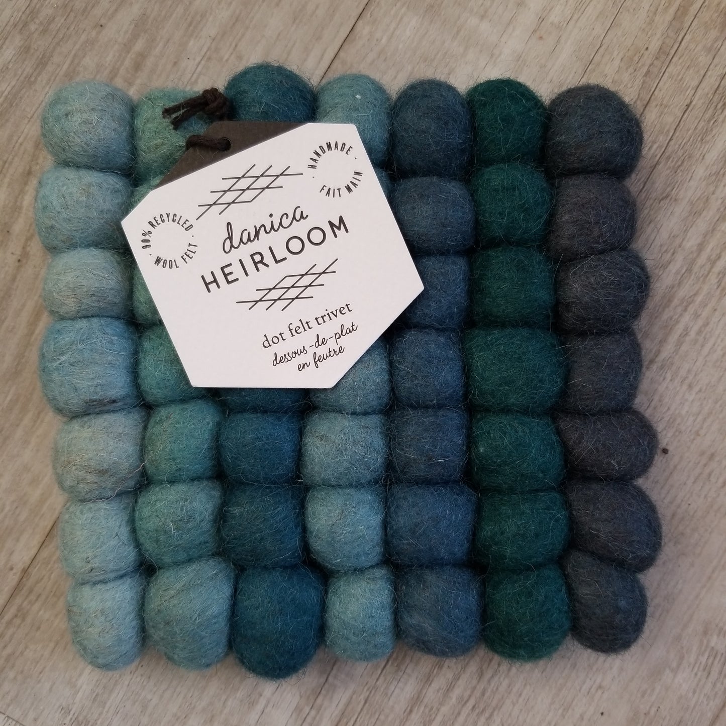 Traditional Felted Wool Trivets - Handmade - Round, Square, Colorful & Neutral!