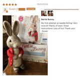 🎀 Sale! Bertie Bunny Needle Felting Craft Kit