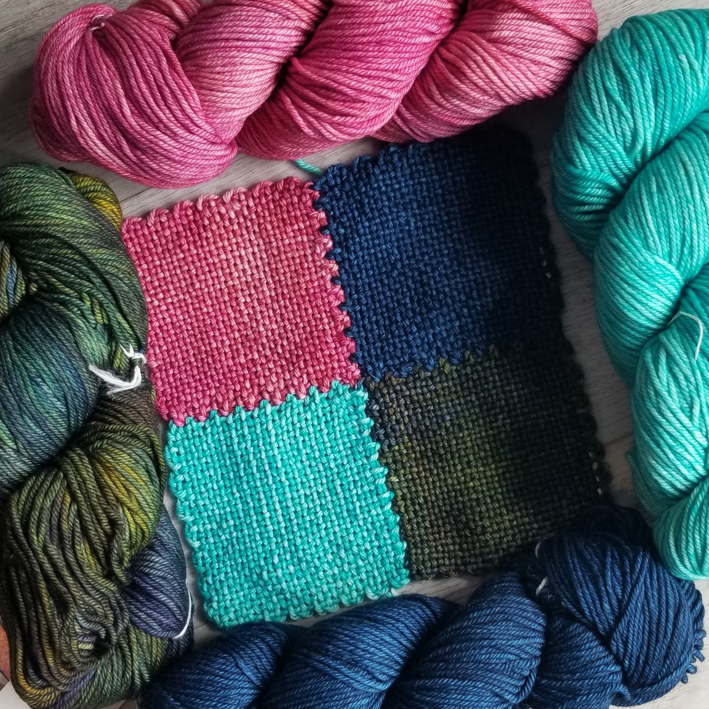 Curated Malabrigo Yarn Bundles for Cowl or Table Runner (instructions included)