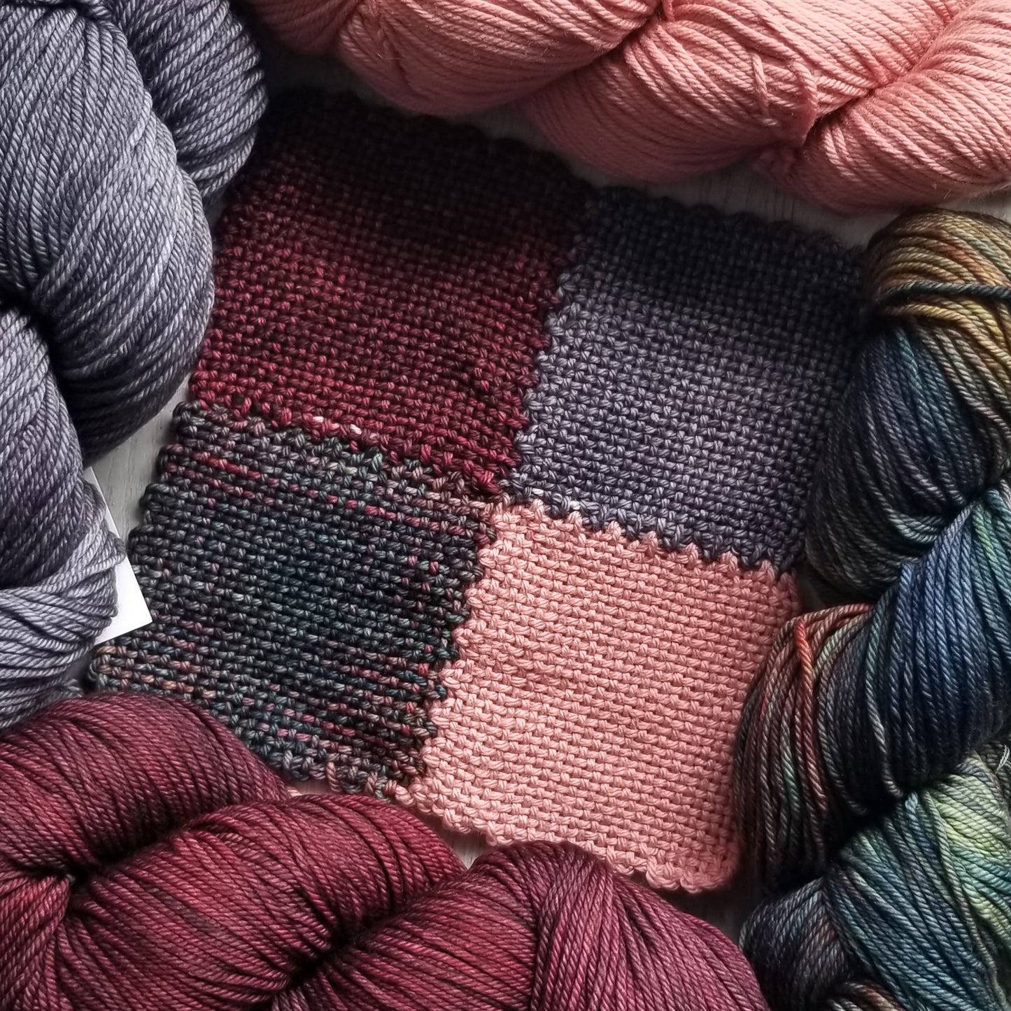 Curated Malabrigo Yarn Bundles for Cowl or Table Runner (instructions included)