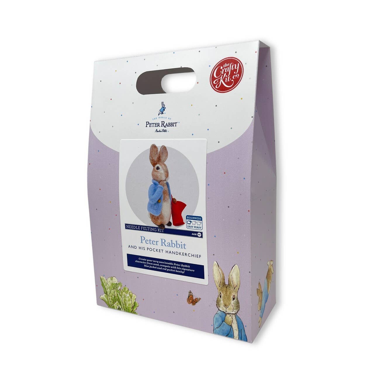 Peter Rabbit and his Pocket Handkerchief - Beatrix Potter Needle Felting Kit
