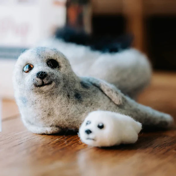 Seal & Pup Needle Felting Craft Kit