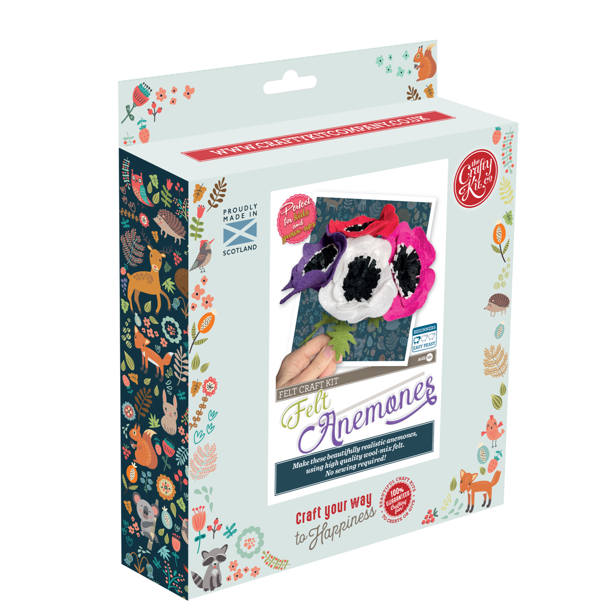 🎀 Sale! Felt Anemones Flower Craft Kit