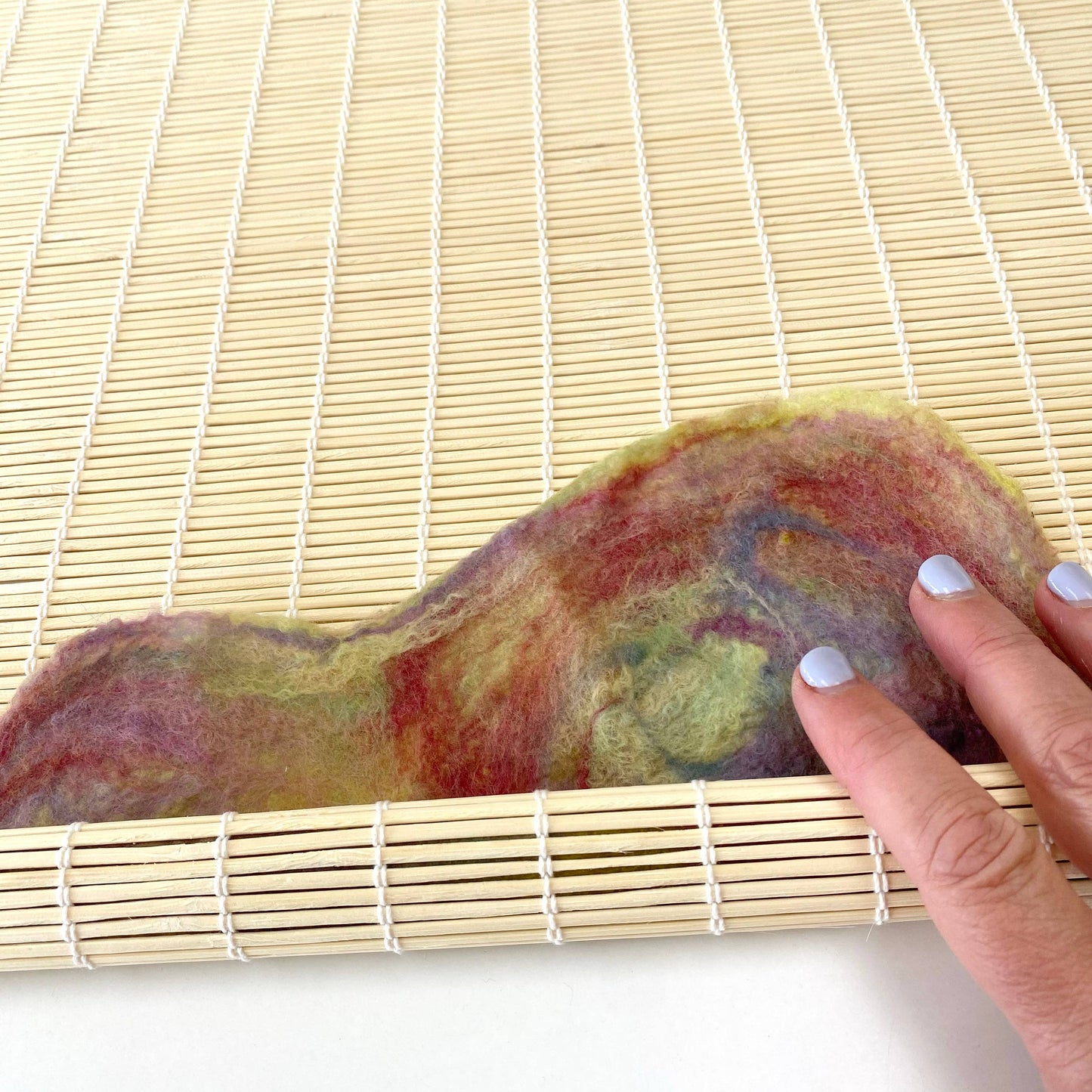 LARGE Bamboo Mat  & Netting for Wet Felting (70x24 inches)