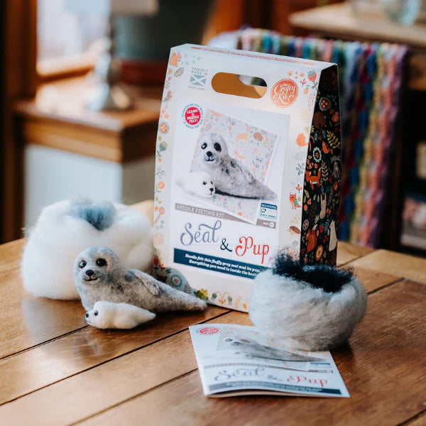 Seal & Pup Needle Felting Craft Kit