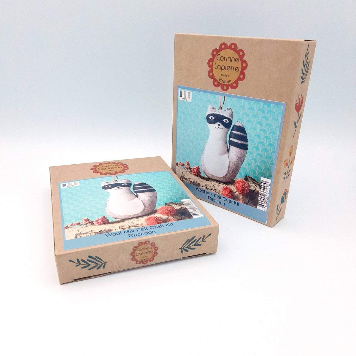 CLEARANCE! Raccoon Felt Craft Mini Kit