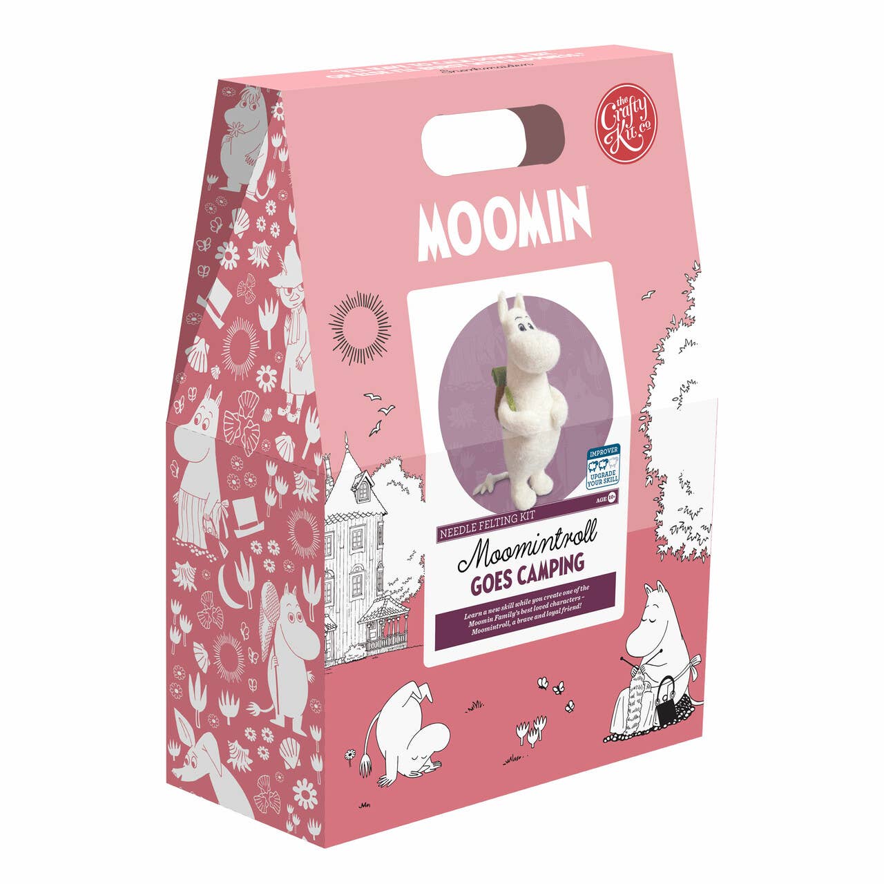 NEW! Moomin Troll Goes Camping Needle Felting Kit