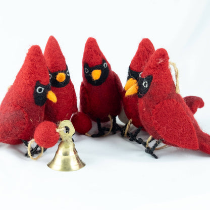 Red Cardinal Felt Garland