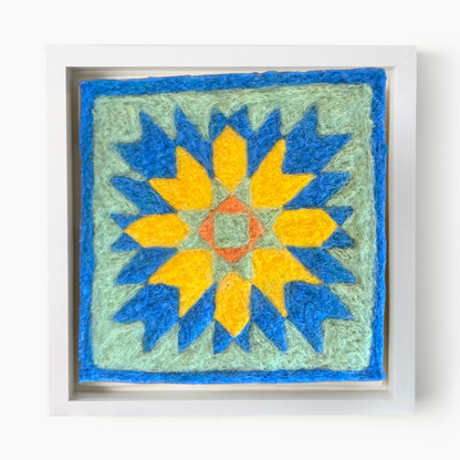 Barn Quilt Star Collection - Felted by Hand