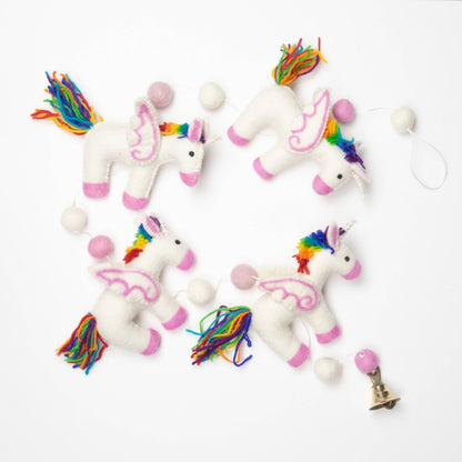 Felt Garland - Rainbow Unicorn