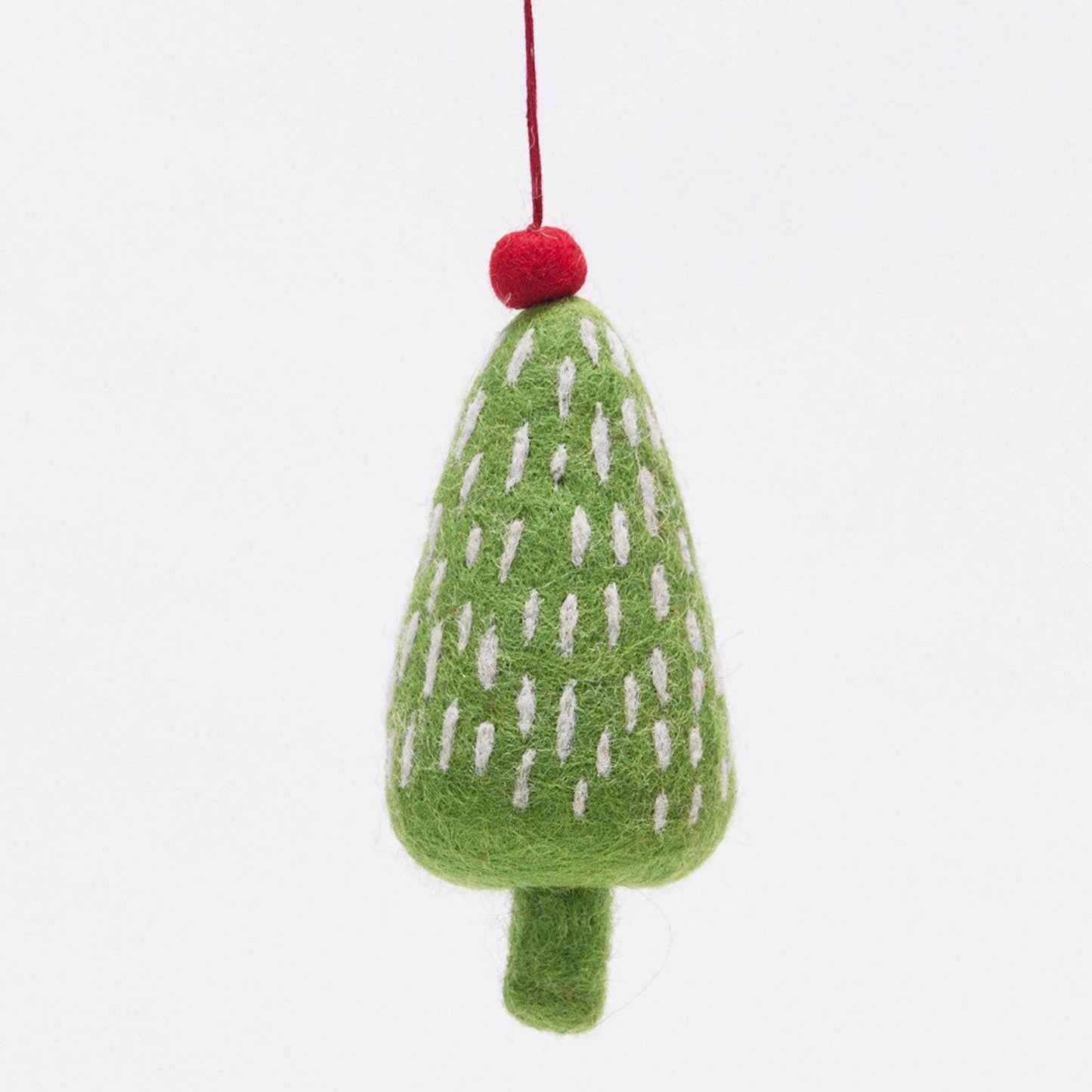 HOLIDAY TREE GREEN Felt Ornament