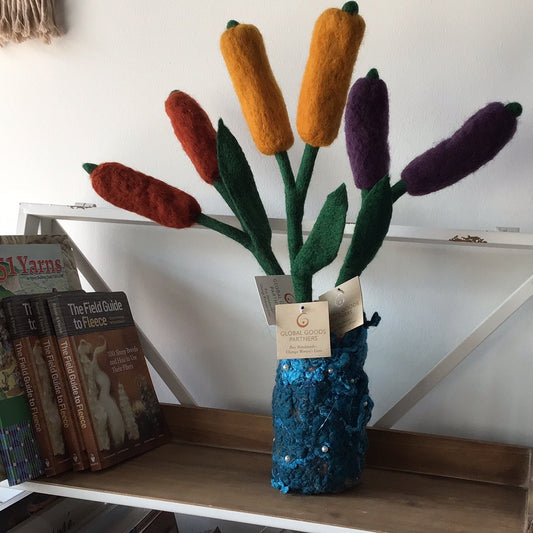 Felt Cattails