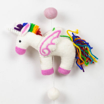 Felt Garland - Rainbow Unicorn