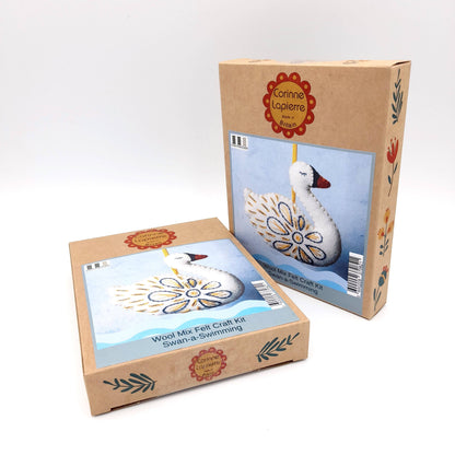 🎀 Sale! Swan a-swimming Felt Craft Mini Kit