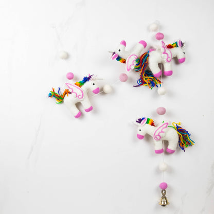 Felt Garland - Rainbow Unicorn