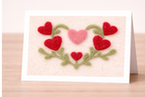 Valentine Heart Needle Felting Kit (Set of 3 Cards)