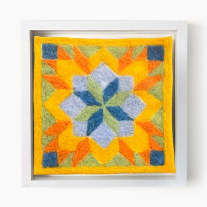Barn Quilt Star Collection - Felted by Hand