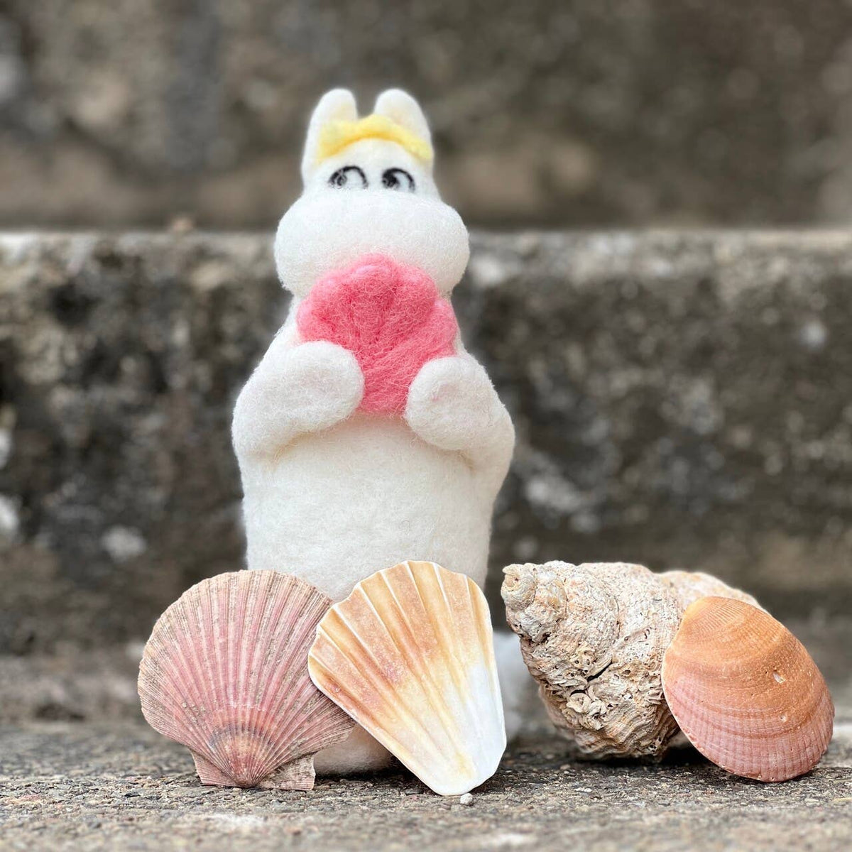Snorkmaiden Finds a Shell Needle Felting Kit
