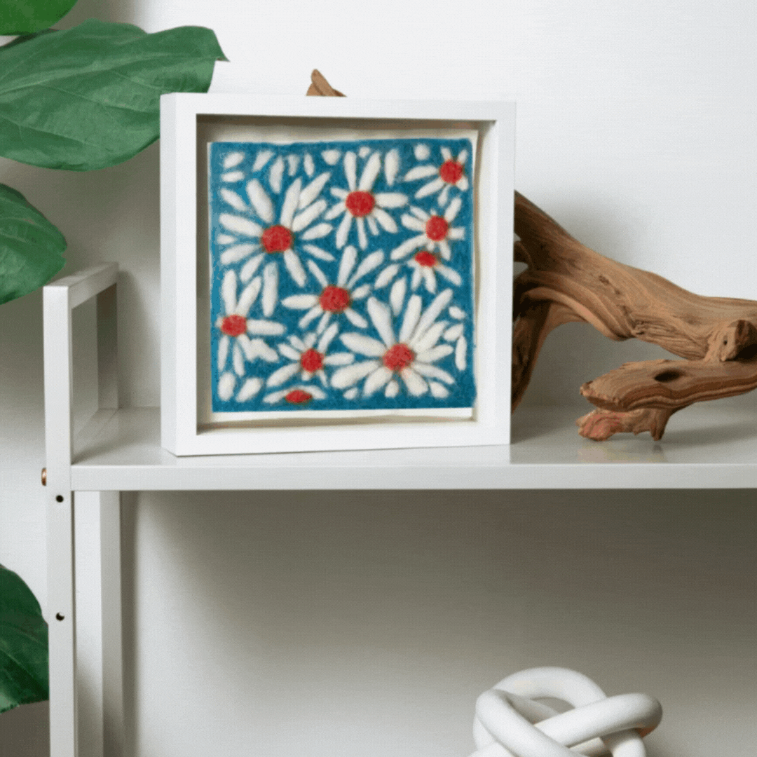 Bold Blooms Needle Felting Kit