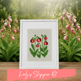 Lady's Slipper - Felted Art