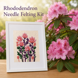 Rhododendron- Felted Art