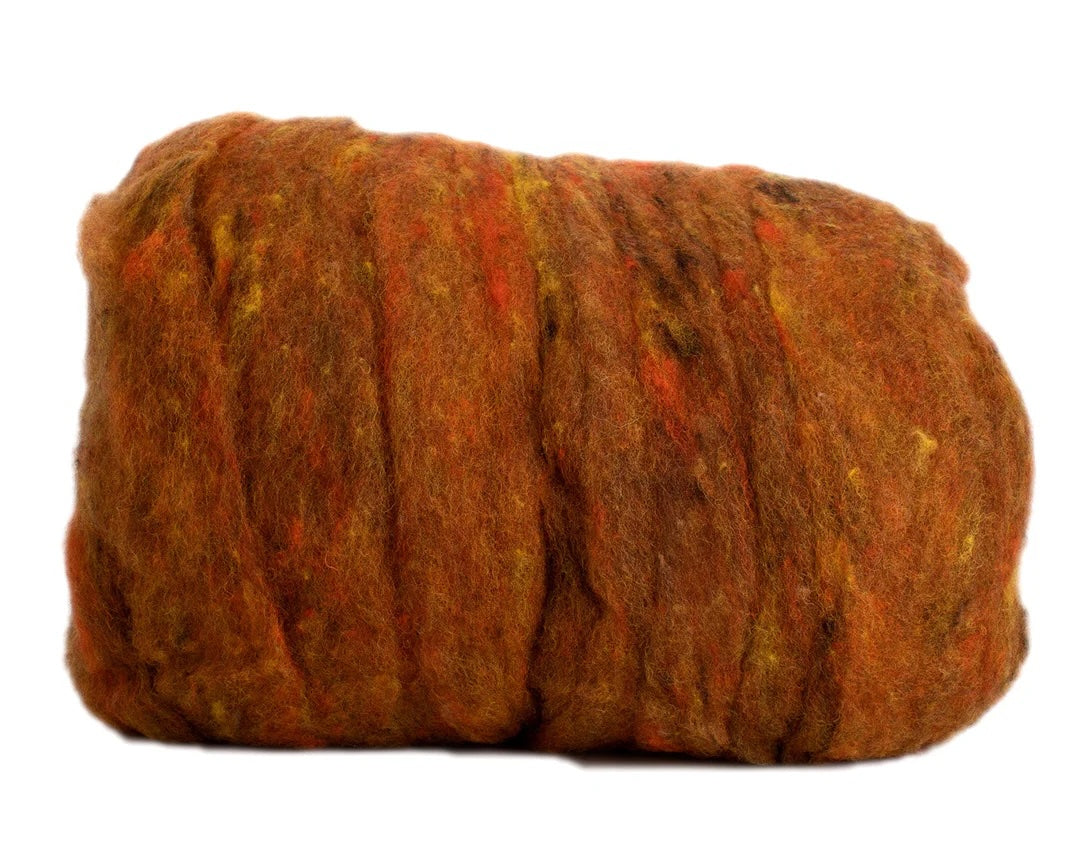 Fall Leaves Felting Fleece (Heathered Wool)