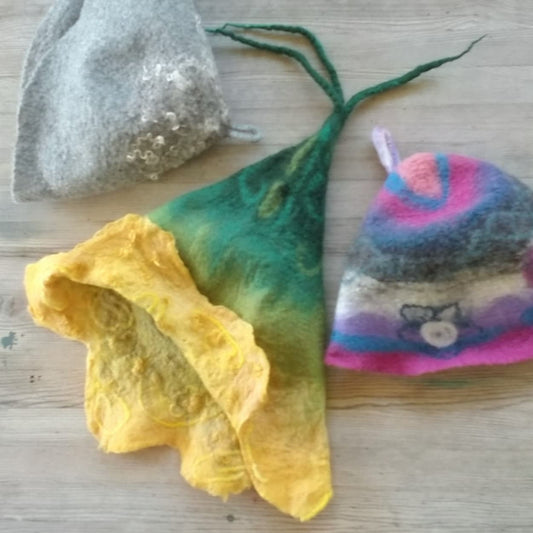 Wet Felted Hat - May 18
