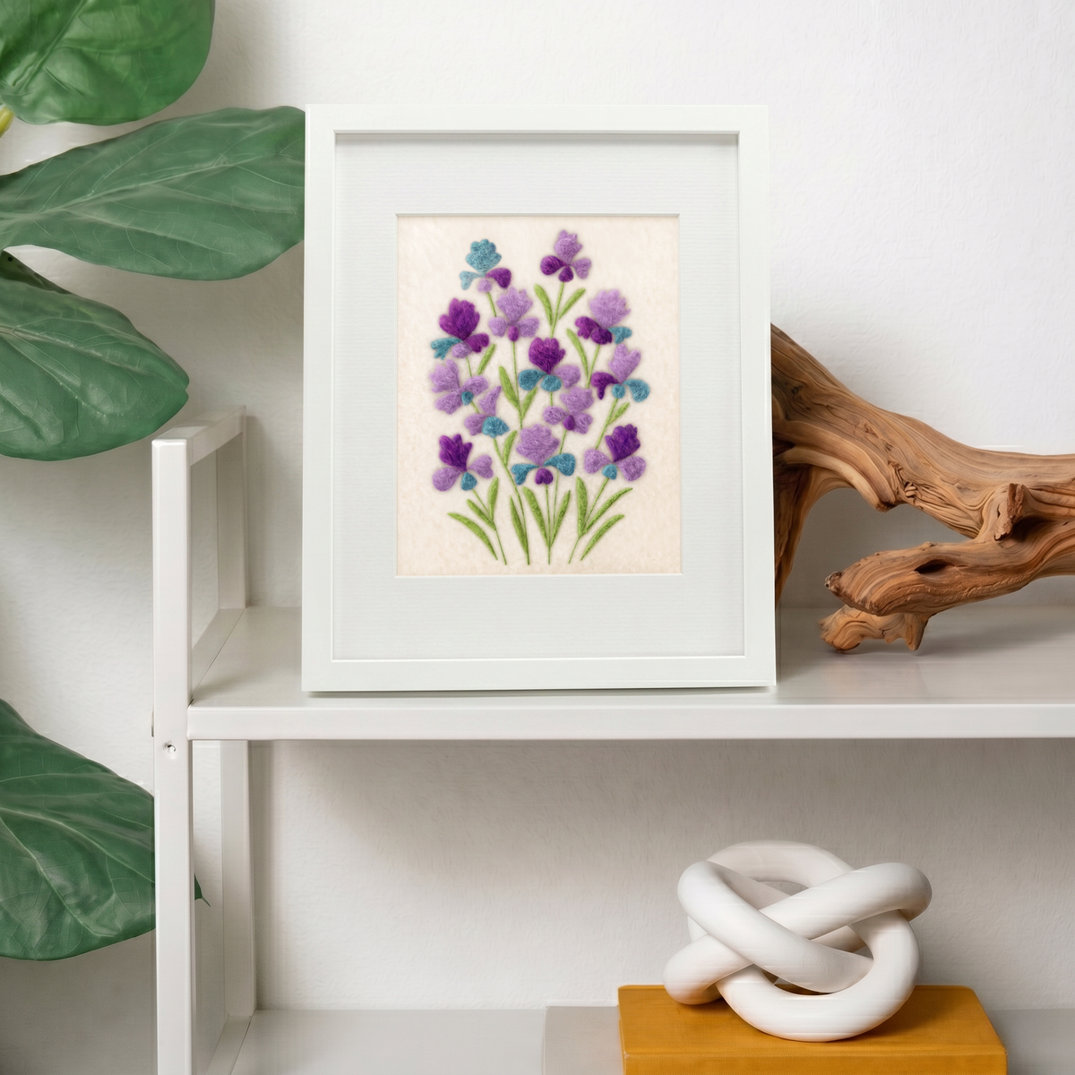 Iris- Felted Art
