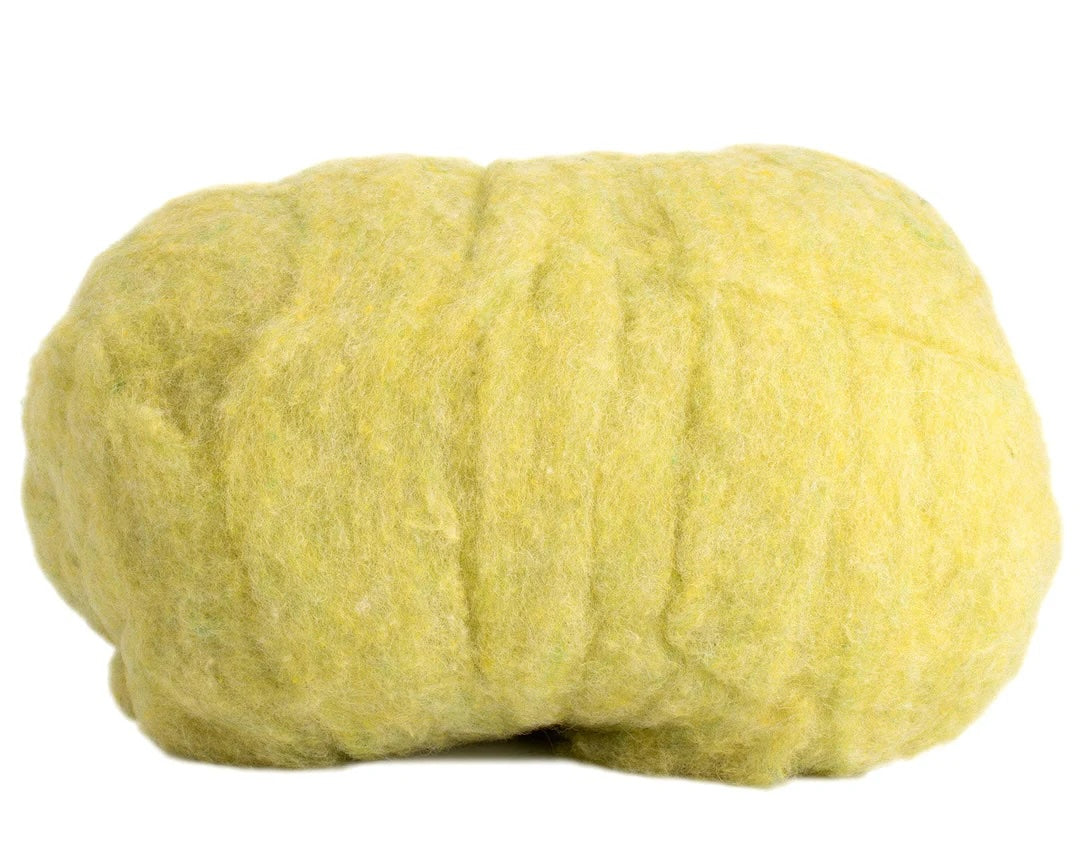 Lemongrass Felting Fleece (Heathered Wool)