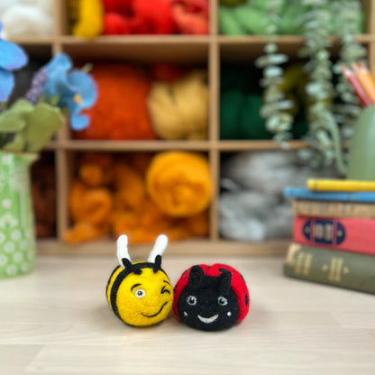 Beastie Buddies Bee & Lady Bug Needle Felting Craft Kit