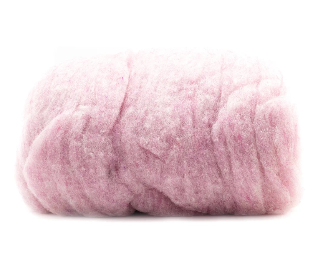 Pink Dawn Felting Fleece (Heathered Wool)