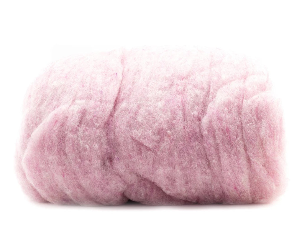 Pink Dawn Felting Fleece (Heathered Wool)