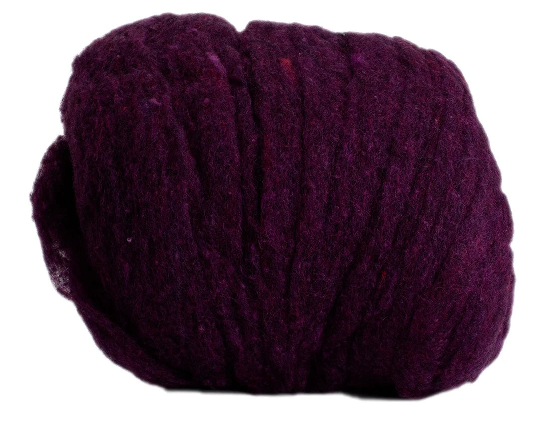 Plum Velvet Felting Fleece (Heathered Wool)