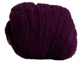 Plum Velvet Felting Fleece (Heathered Wool)