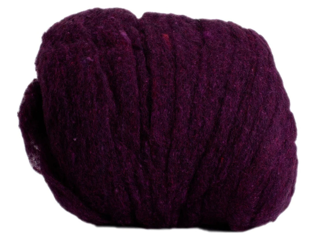 Plum Velvet Felting Fleece (Heathered Wool)