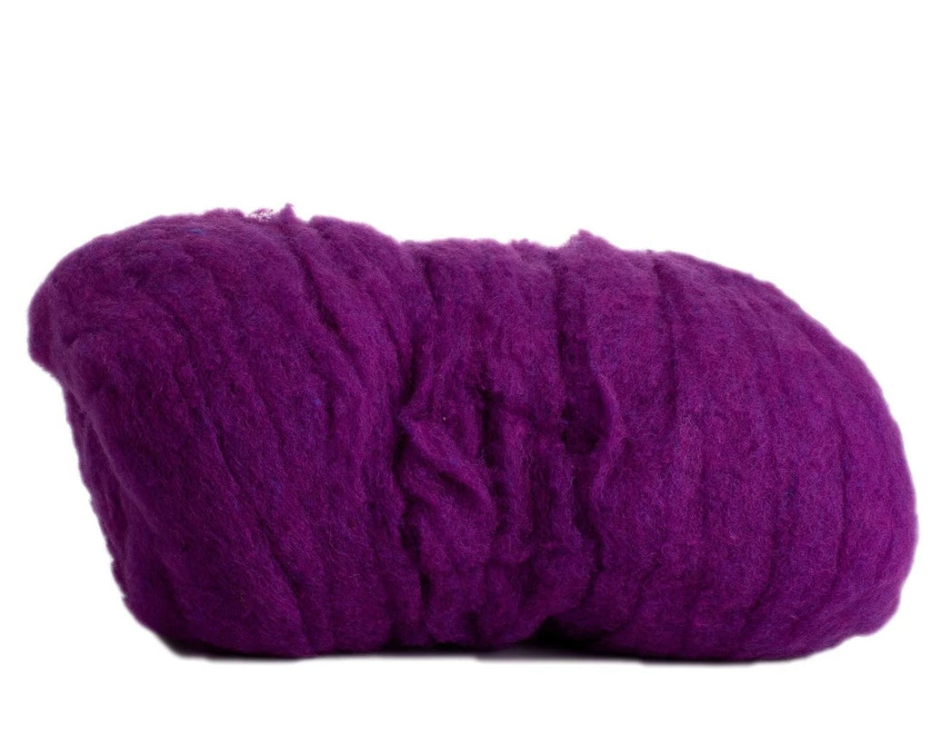 Royal Plum Felting Fleece (Heathered Wool)
