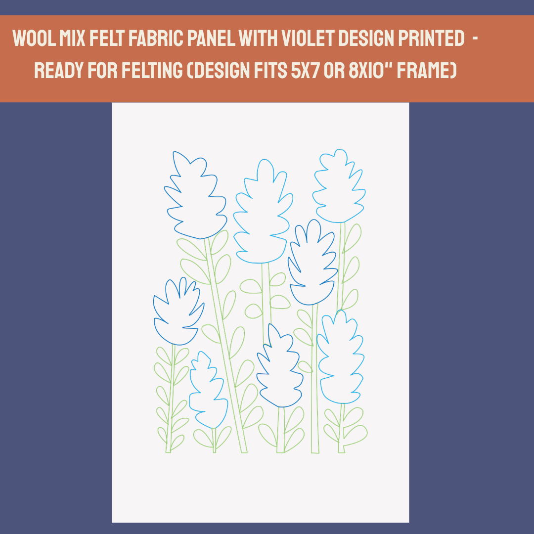 Bluebonnet Design- Needle Felting Panel