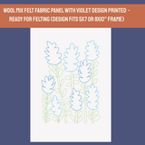 Bluebonnet Design- Needle Felting Panel