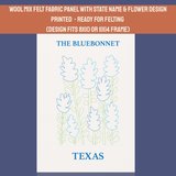 Bluebonnet Design- Needle Felting Panel