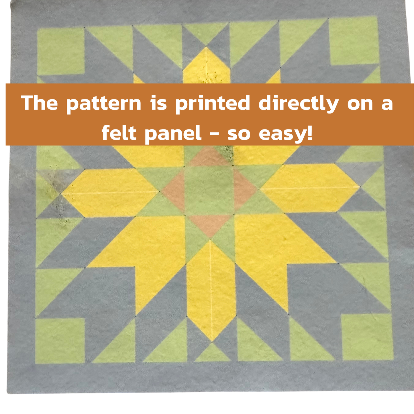 Barn Quilt Star Collection - Felted by Hand