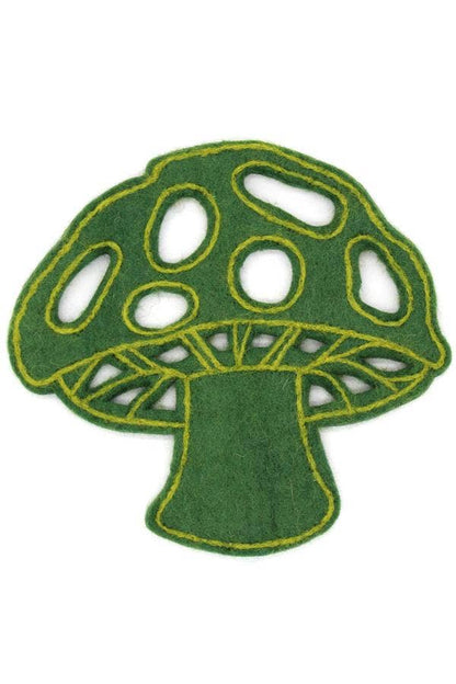 Mushroom Felt Trivets