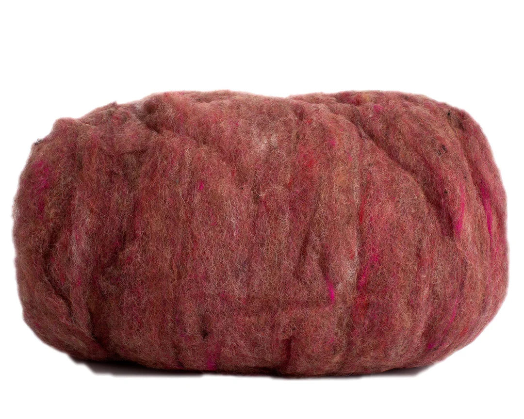 Antique Rose Felting Fleece (Heathered Wool)