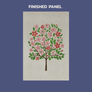 Apple Blossom - Felted Art