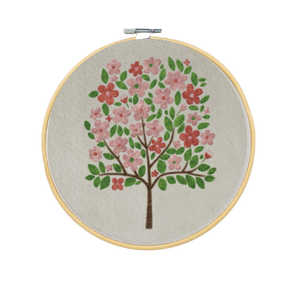 Apple Blossom - Felted Art