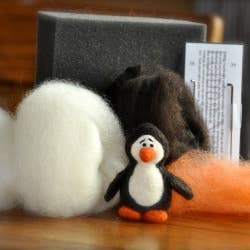 Penguin Needle Felting Kit