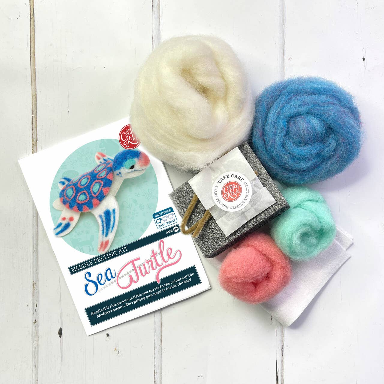 Sea Turtle Needle Felt Craft Kit