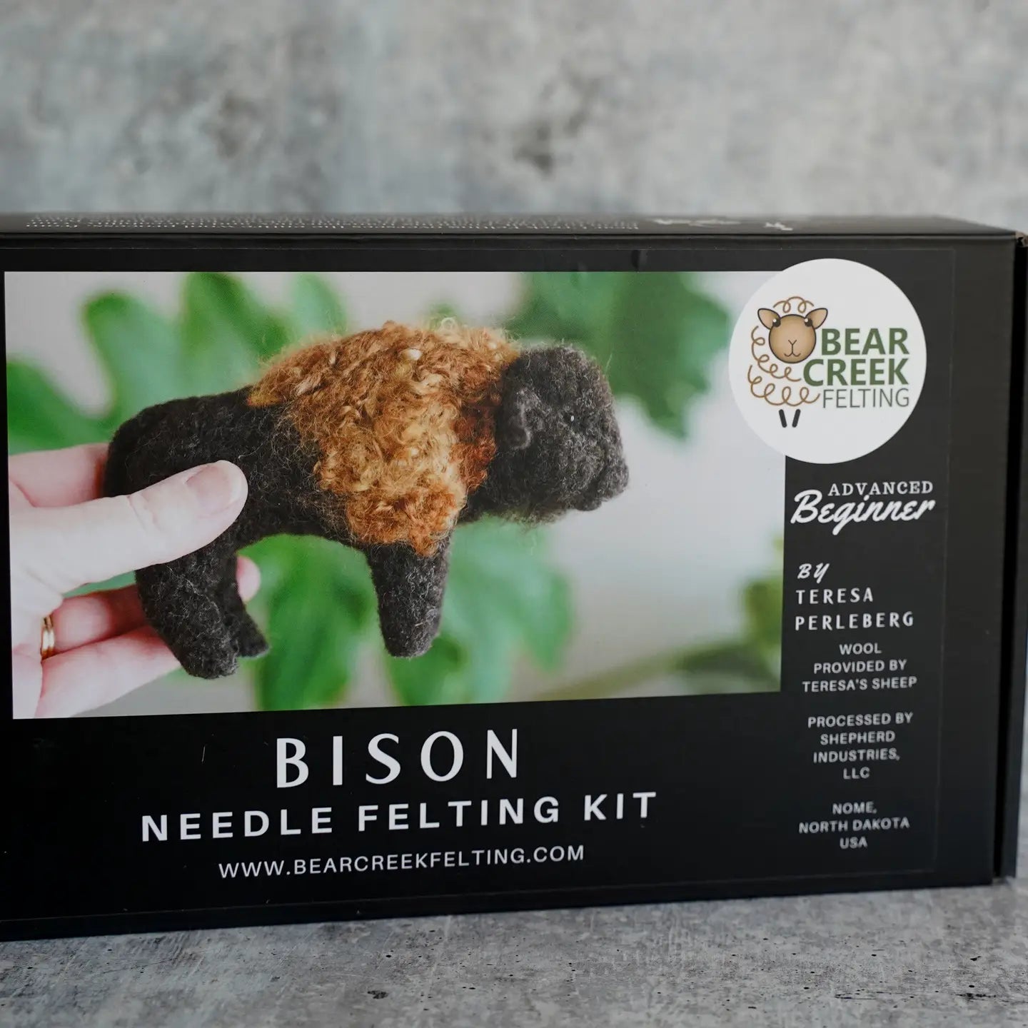 Bison Needle Felting Kit