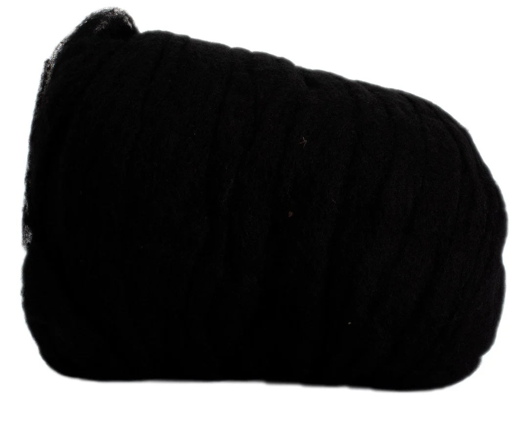 Black Felting Fleece (Heathered Wool)